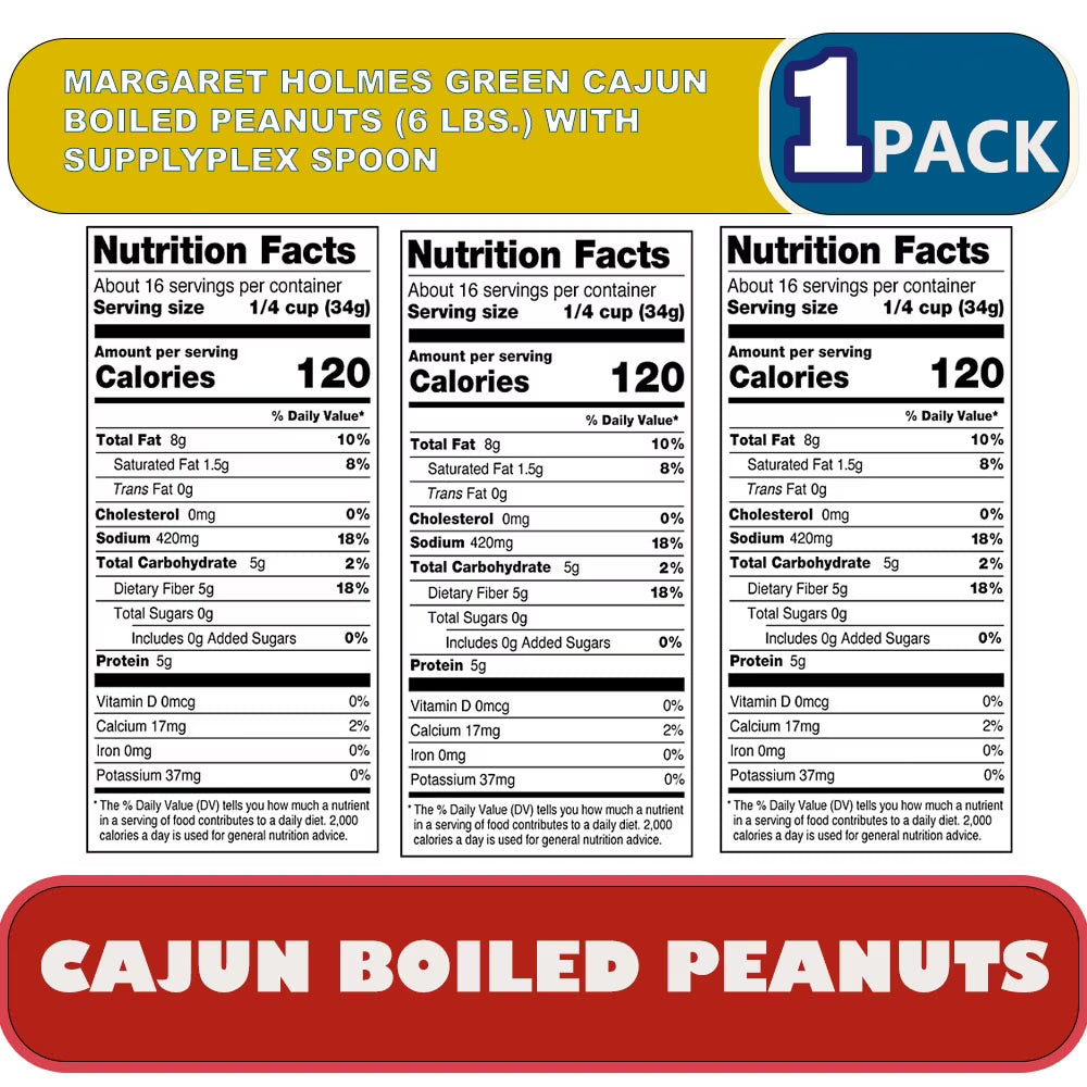 Margaret Holmes Green Cajun Boiled Peanuts – 6 lbs.