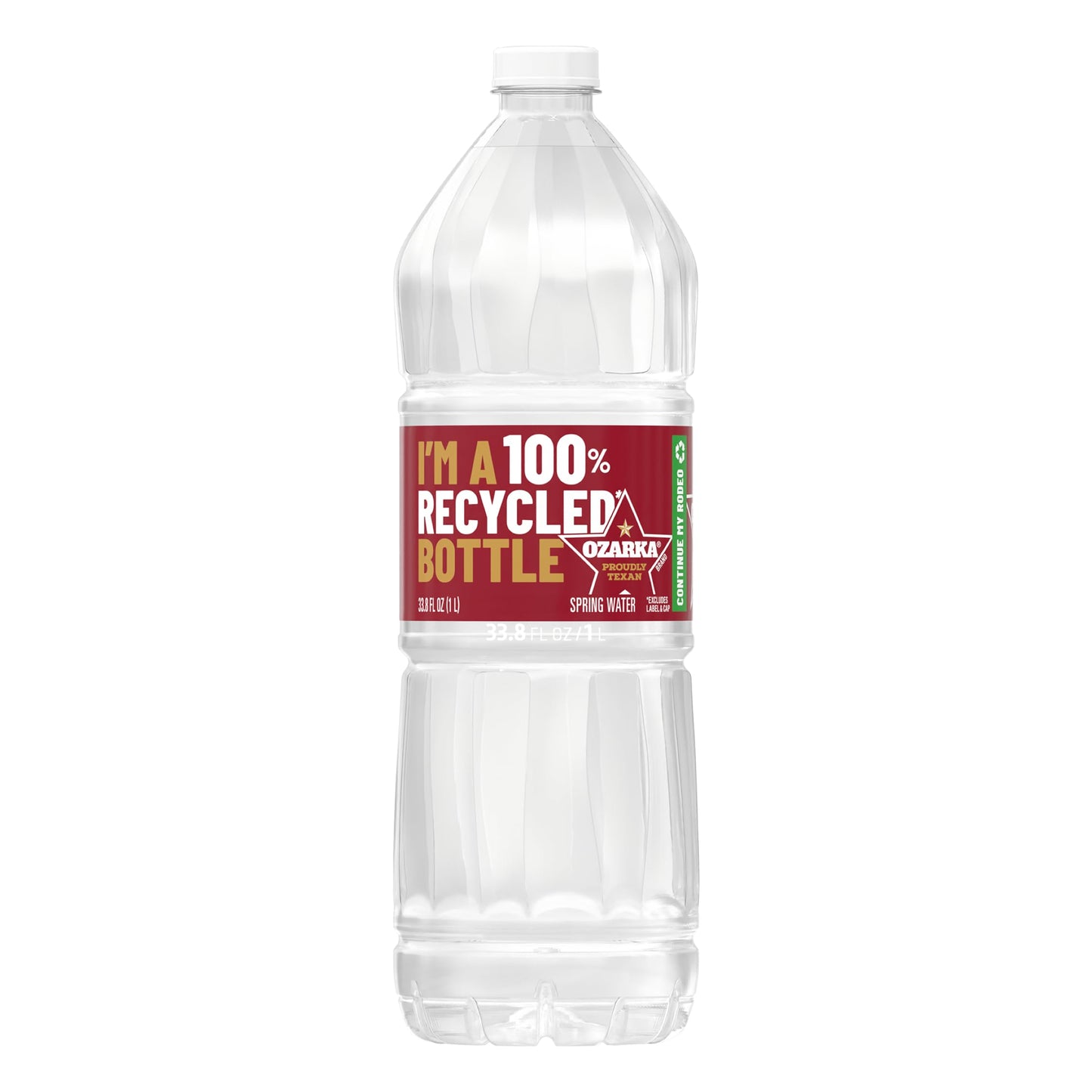 Ozarka Texas Spring Water Bottles - Still Bottled Water Enhanced with Naturally Occurring Minerals for a Crisp Taste, Daily Hydration for Home, Office & Travel, 16.9 Oz (24-Pack)