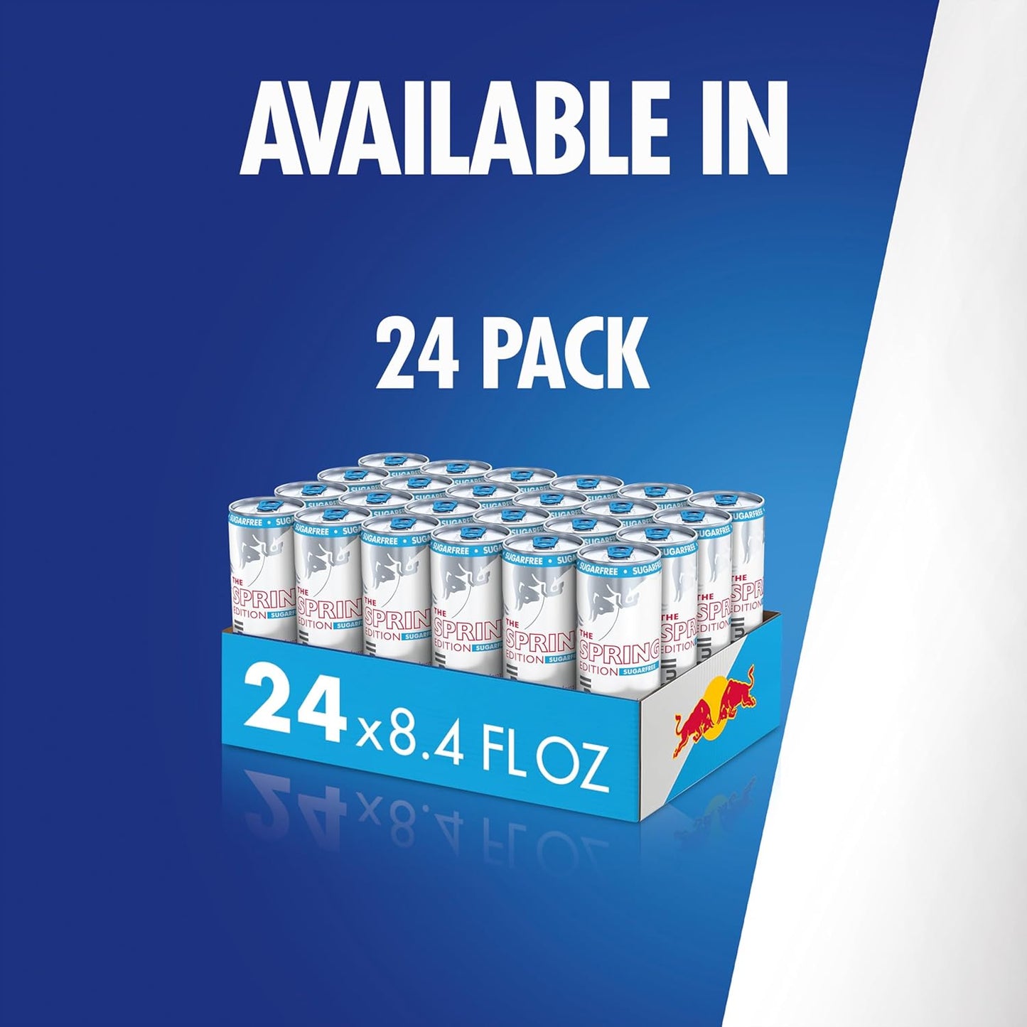Red Bull Spring Edition Sugarfree Energy Drink, Cherry Sakura, 80mg Caffeine, Taurine & B Vitamins, 8.4 fl. oz. Pack of 24 Cans