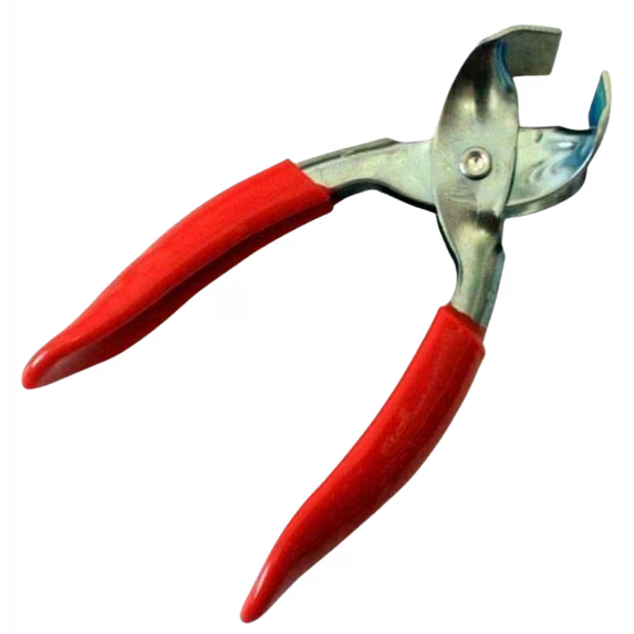 Dolphin Deluxe Catfish Skinning Pliers Red Coated Handles