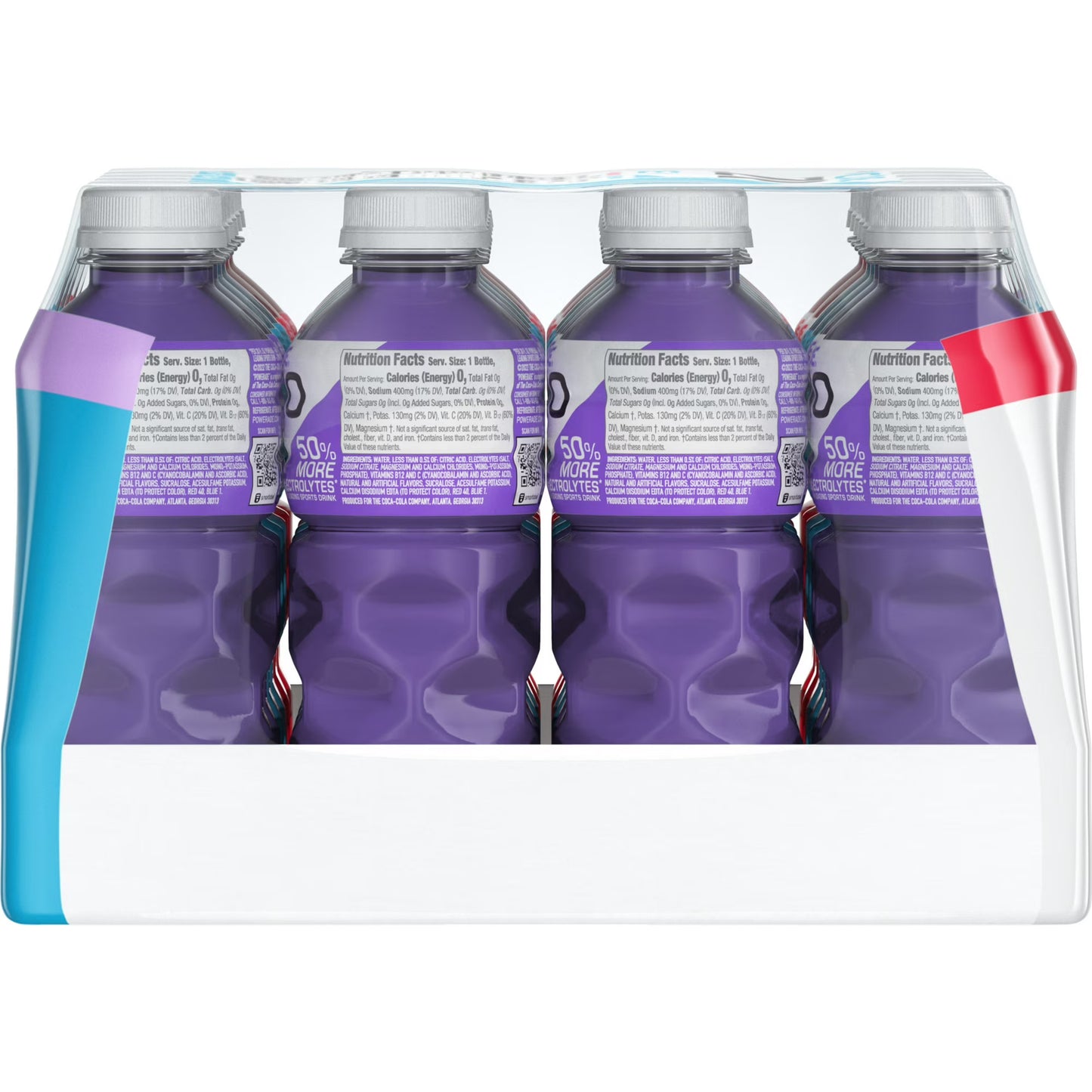 POWERADE ZERO Sports Drink Variety Pack (24 Bottles, 20 fl oz Each) – Zero Sugar Electrolyte Beverage for Hydration & Performance