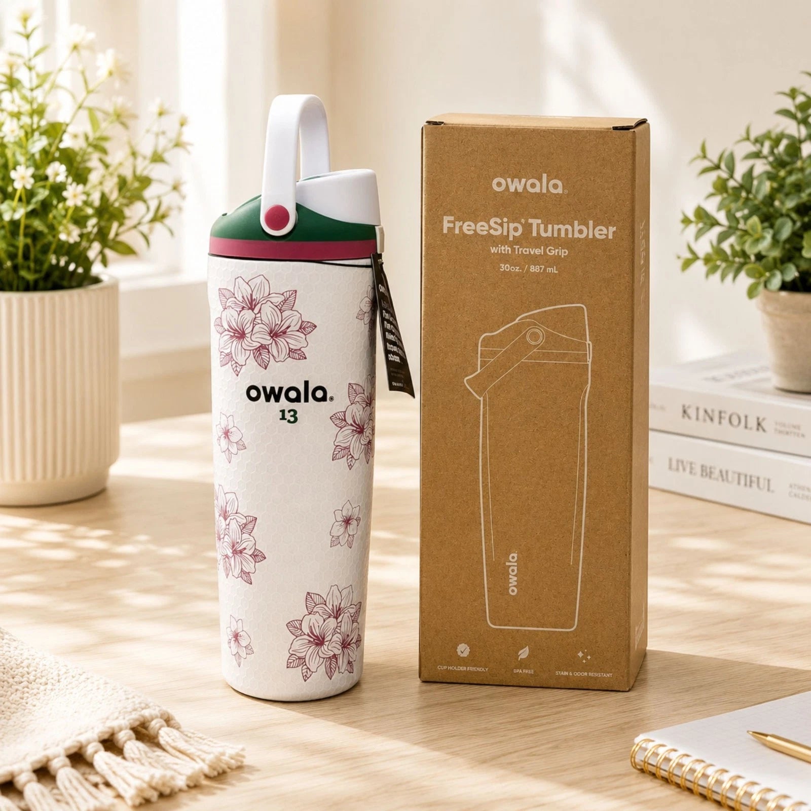 【新品・未使用】owala 限定デザインボトル　30Oz The Azalea13 Owala Masters Limited Edition 30oz Free Sip Limited