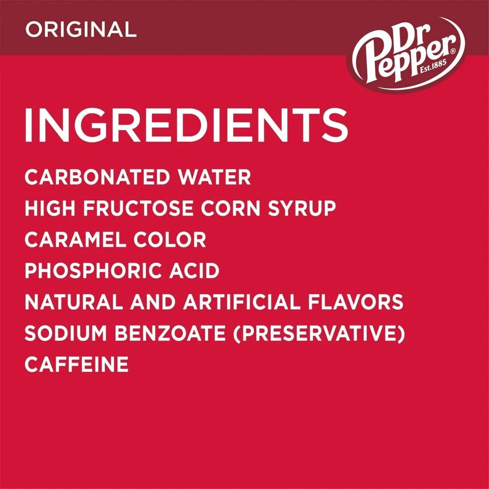 Dr Pepper Mini Soda Cans – 7.5 fl oz – 2 Packs of 10 Cans – Refreshing Soft Drink – Free Shipping