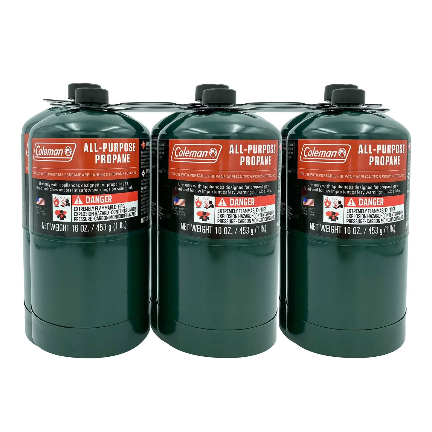 Coleman 16-oz. Propane Camping Cylinder 6 pack