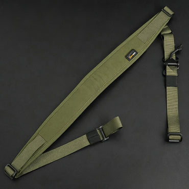QD Tactical Rifle Sling, 2-Point Adjustable Airgun Strap, Nylon Quick Detach Sling for M4 AK Hunting