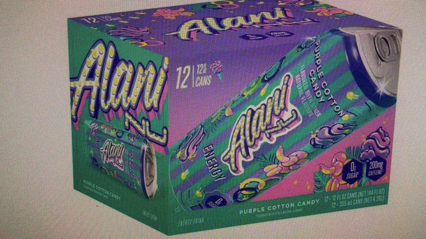 New alani  purple cotton candy grape pack of 12