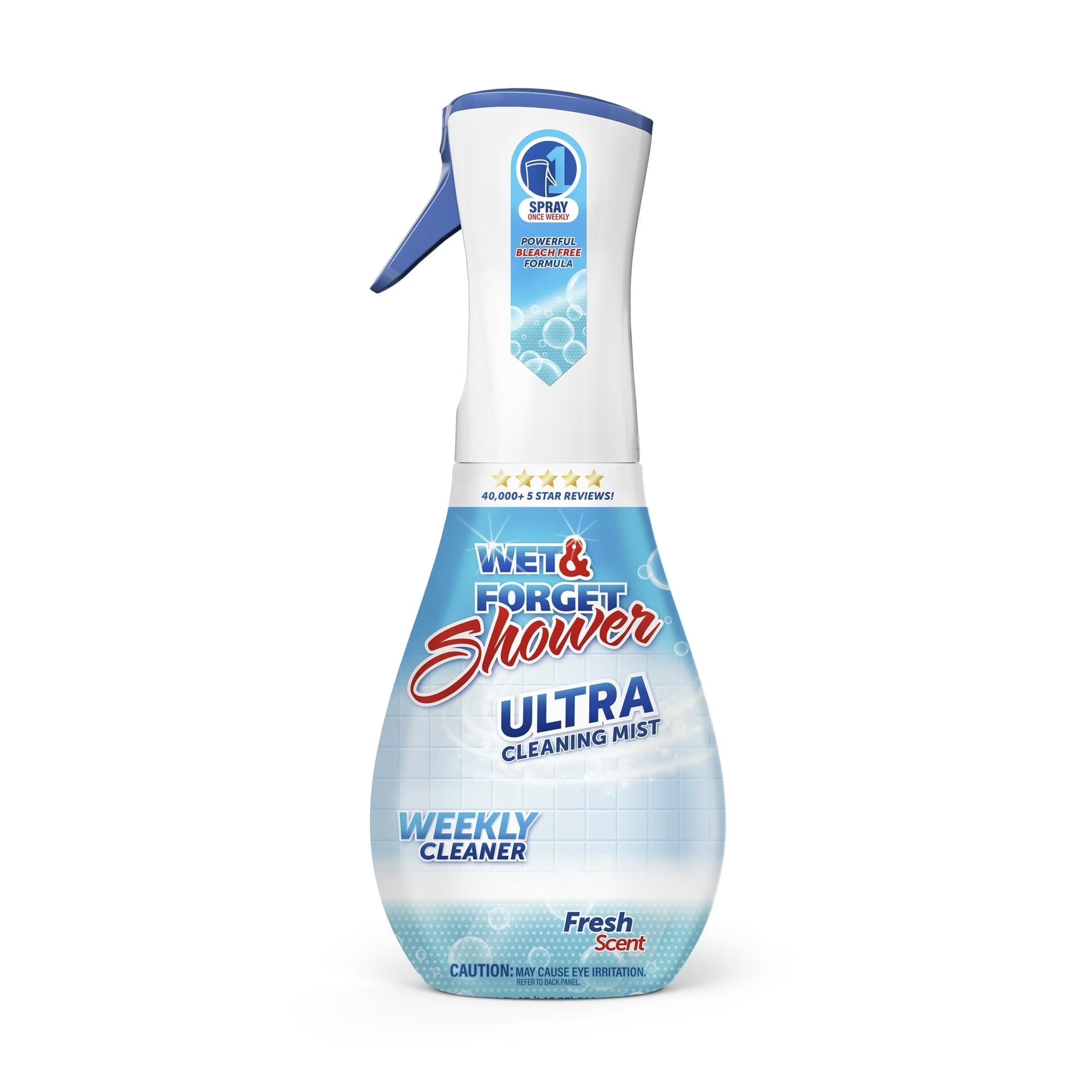 Wet & Forget Shower Cleaner Spray (2 Pack), Ultra Cleaning Mist, Fresh Scent, 16.9 fl oz Each – No Scrub, Daily Shower Maintenance Solution