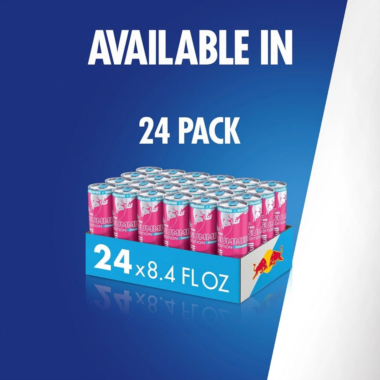 Red Bull Sugar-Free White Peach 8.4oz and 12oz
