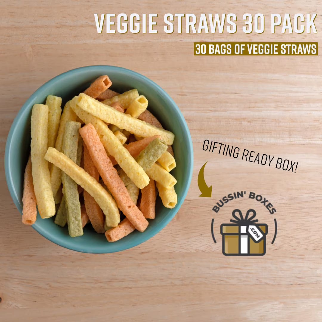 Sensible Portions Garden Veggie Straws Variety Pack, 30 Count, Assorted Flavors Healthy Crunchy Snack Packs