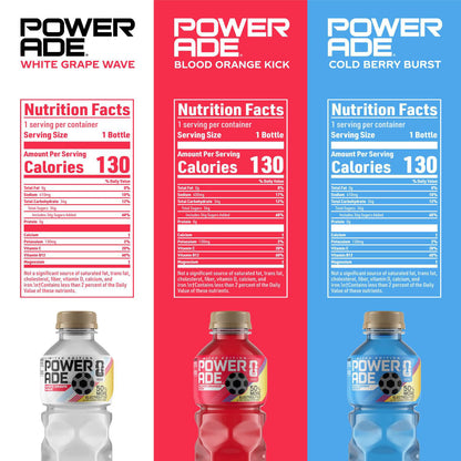 POWERADE Limited Edition Variety Pack Sports Drink, 20 fl. oz., 24 pk.