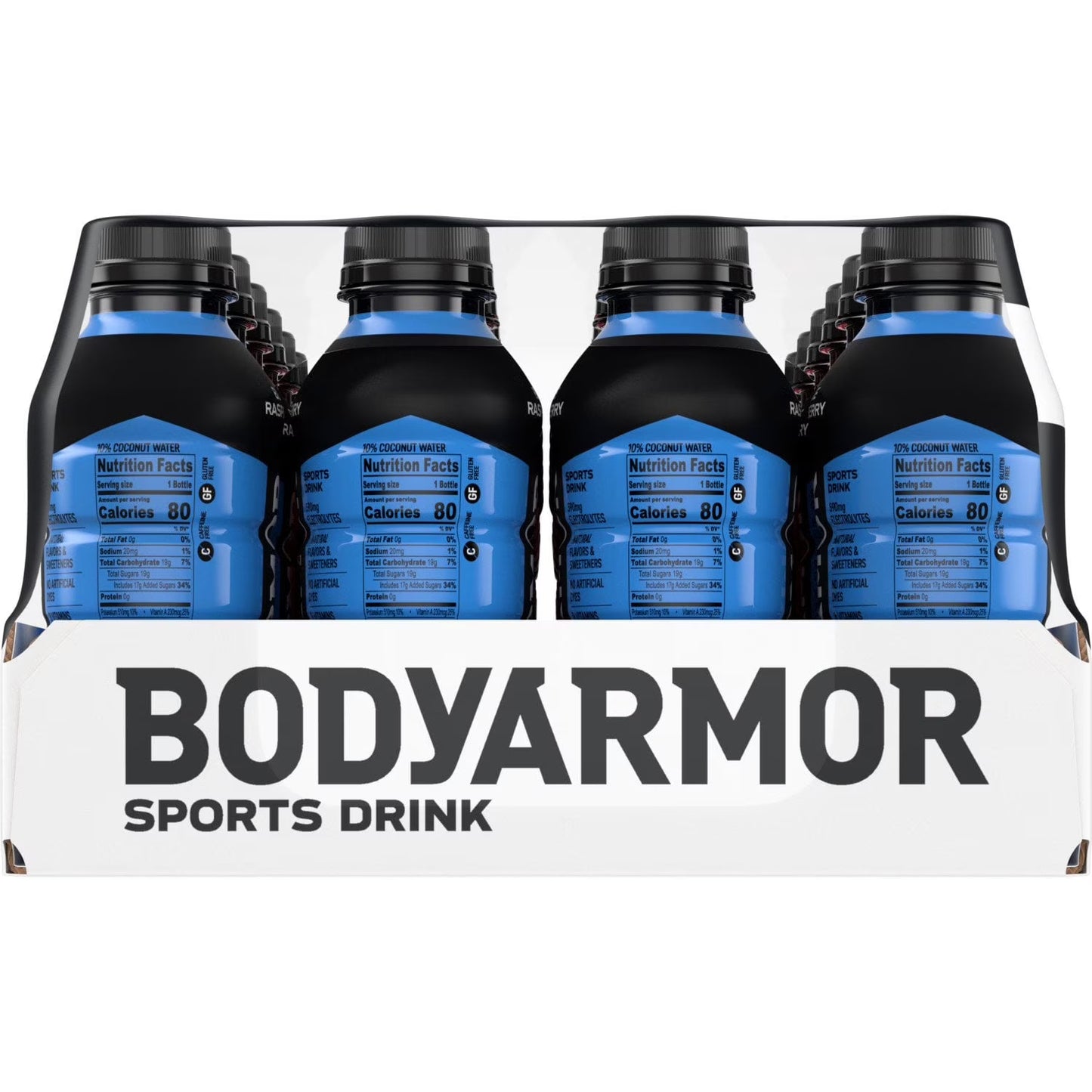 BODYARMOR Sports Drink Variety Pack (24 Pack, 12 fl oz Bottles) – Natural Flavor Electrolyte Beverage for Hydration & Performance