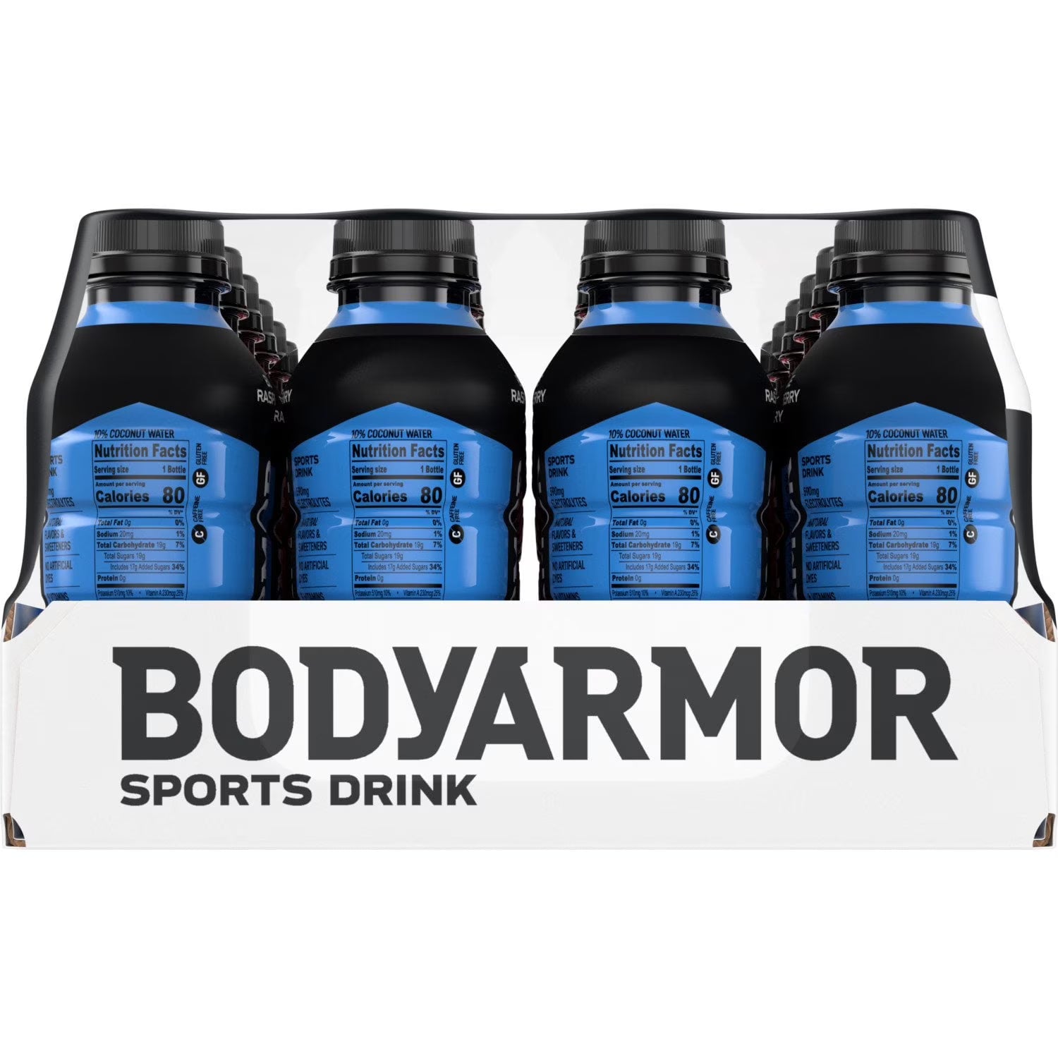 BODYARMOR Sports Drink Variety Pack (24 Pack, 12 fl oz Bottles) – Natural Flavor Electrolyte Beverage for Hydration & Performance