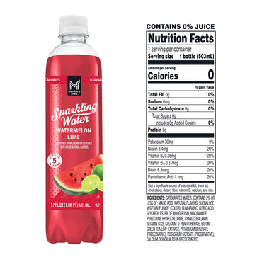Member’s Mark Sparkling Water Variety Pack, 17 fl oz Cans, 24 Pack