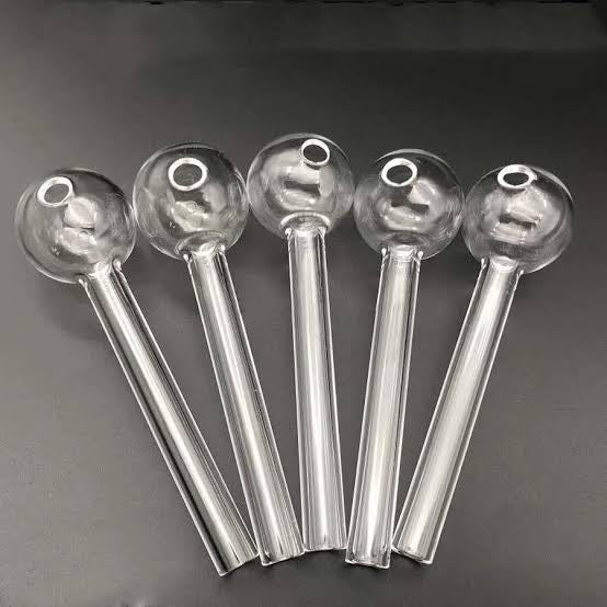 Glass Oil burner thick pack of 5