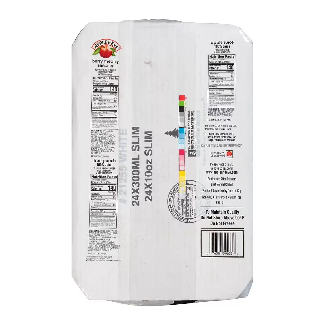 Apple & Eve Mango Paradise Juice Drink Variety Pack (24 Pack, 10 fl oz Each) – Tropical Fruit Juice Blend, No Artificial Flavors