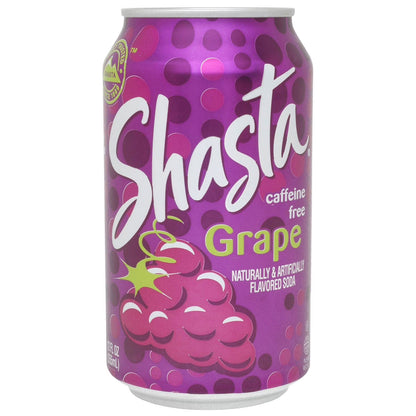 Shasta Soda Variety Pack 12 fl oz 24 Pack – Assorted Carbonated Soft Drinks, Classic Flavors, Bulk Case Pack, Party & Resale Beverage Bundle
