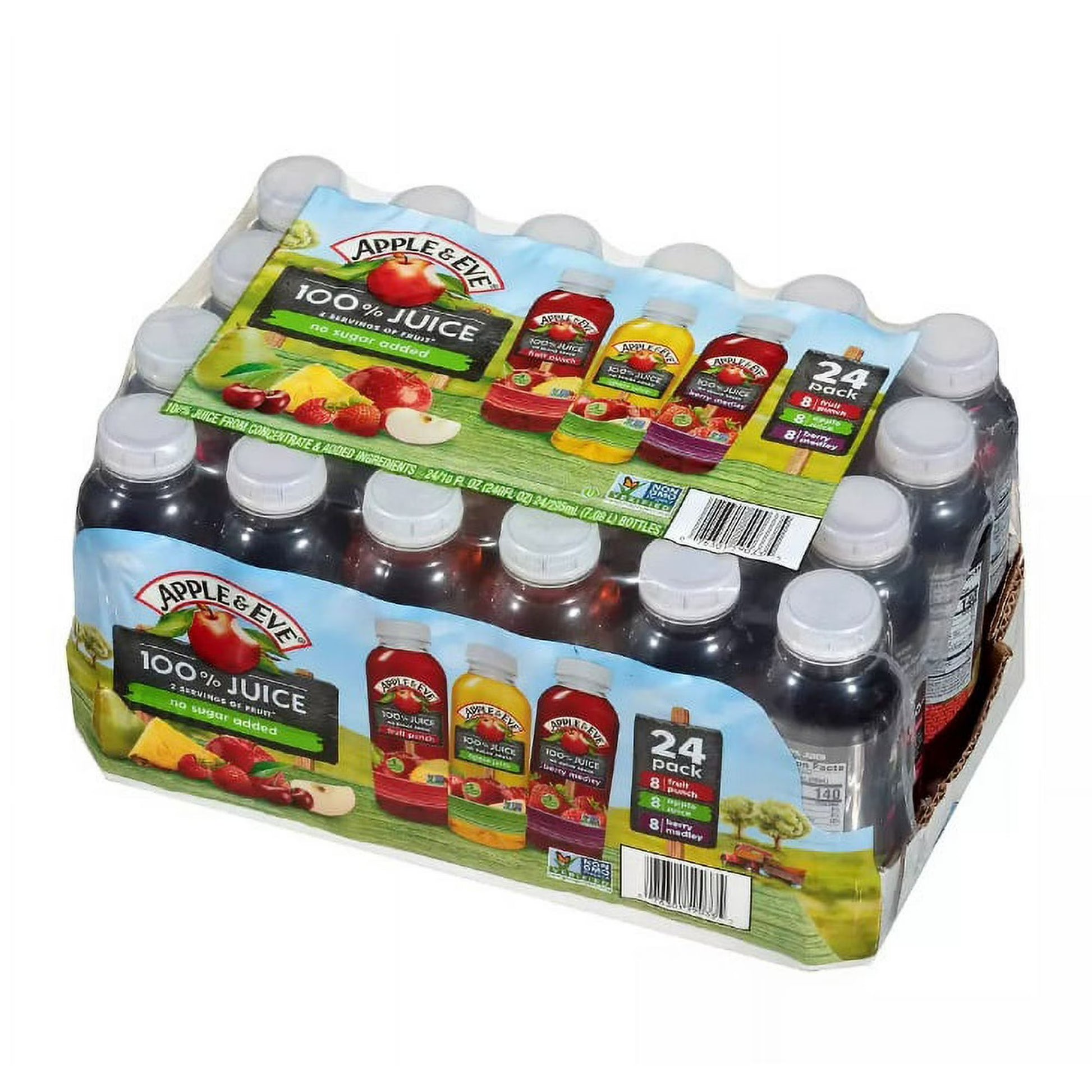 Apple & Eve Mango Paradise Juice Drink Variety Pack (24 Pack, 10 fl oz Each) – Tropical Fruit Juice Blend, No Artificial Flavors