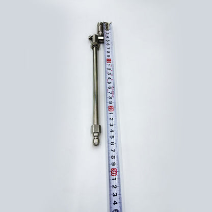 Stainless Steel Pressure Washer Extension Wand, Compatible with Standard High Pressure Washers, with Adjustable Rotating Nozzle