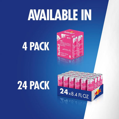 Red Bull summer edition White Peach 8.4oz and 12oz