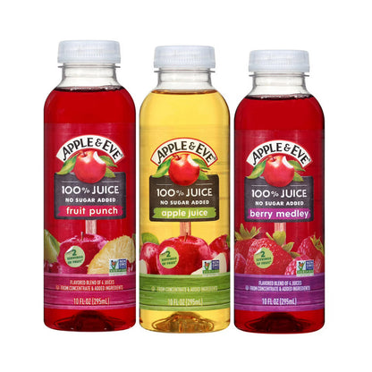 Apple & Eve Mango Paradise Juice Drink Variety Pack (24 Pack, 10 fl oz Each) – Tropical Fruit Juice Blend, No Artificial Flavors