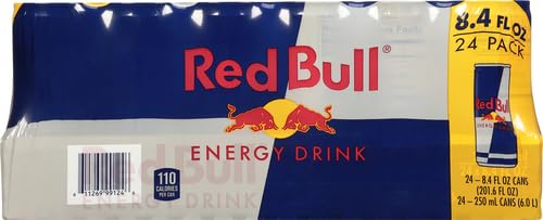 Red Bull Energy Drink, 114mg Caffeine | Taurine & B Vitamins | 12 Fl Oz | 16 Cans