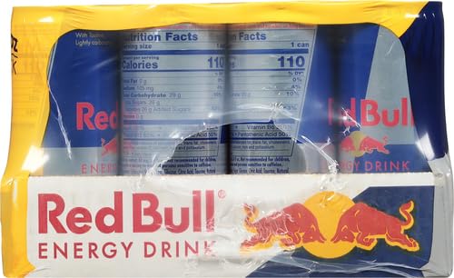 Red Bull Energy Drink, 114mg Caffeine | Taurine & B Vitamins | 12 Fl Oz | 16 Cans