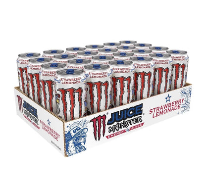 Monster Strawberry Lemonade Energy Drink 16 fl oz Pack of 24
