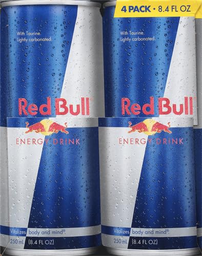 Red Bull Energy Drink, 114mg Caffeine | Taurine & B Vitamins | 12 Fl Oz | 16 Cans