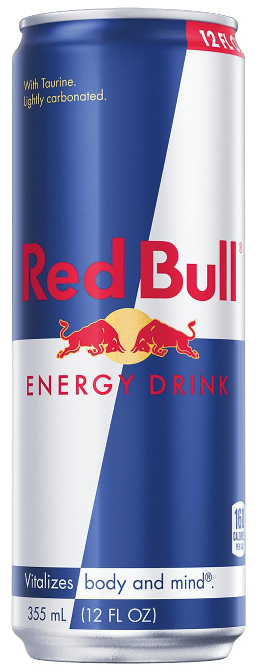 Red Bull Energy Drink, 114mg Caffeine | Taurine & B Vitamins | 12 Fl Oz | 16 Cans