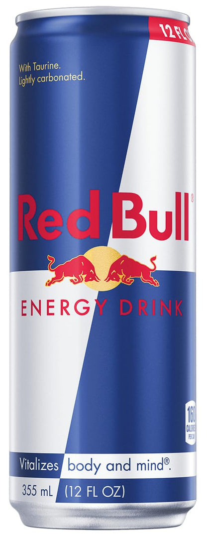 Red Bull Energy Drink, 114mg Caffeine | Taurine & B Vitamins | 12 Fl Oz | 16 Cans