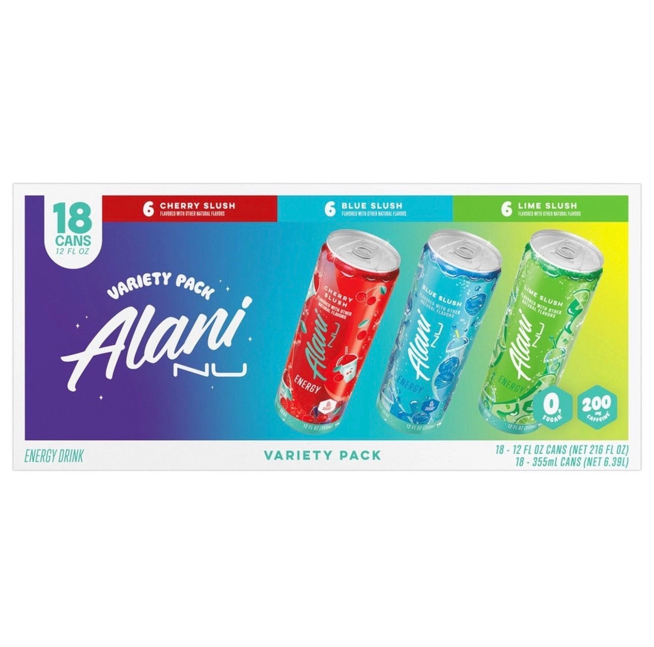 Alani nu energy drink verity pack of 18