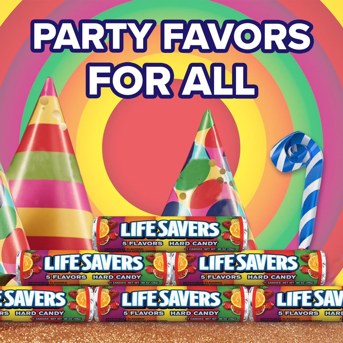 Life Savers 5 Flavors Hard Candy 1.14 oz 20 Pack – Assorted Fruit Candy Rolls, Bulk Pack, Classic Sweet Treat, On-the-Go Candy