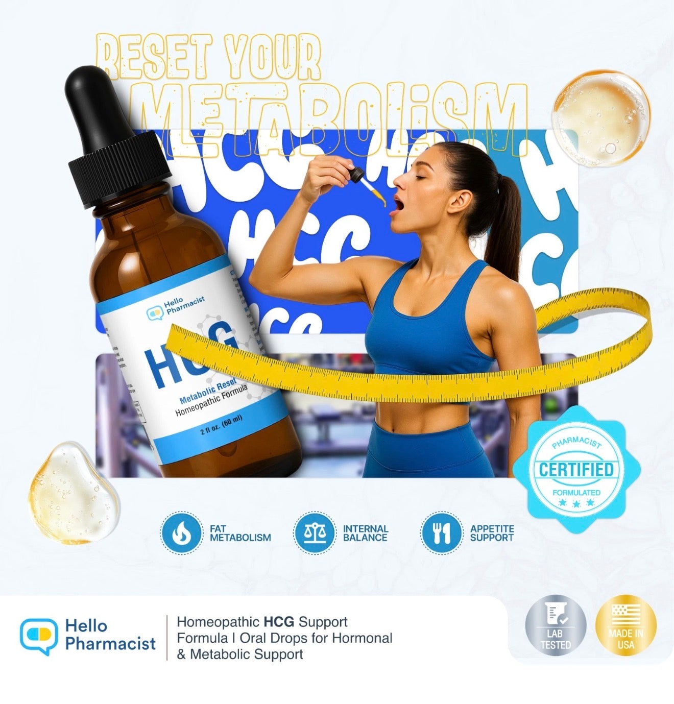 Hellopharmacist hcg-metabolic reset diet drops weight management 2028 exp 2oz