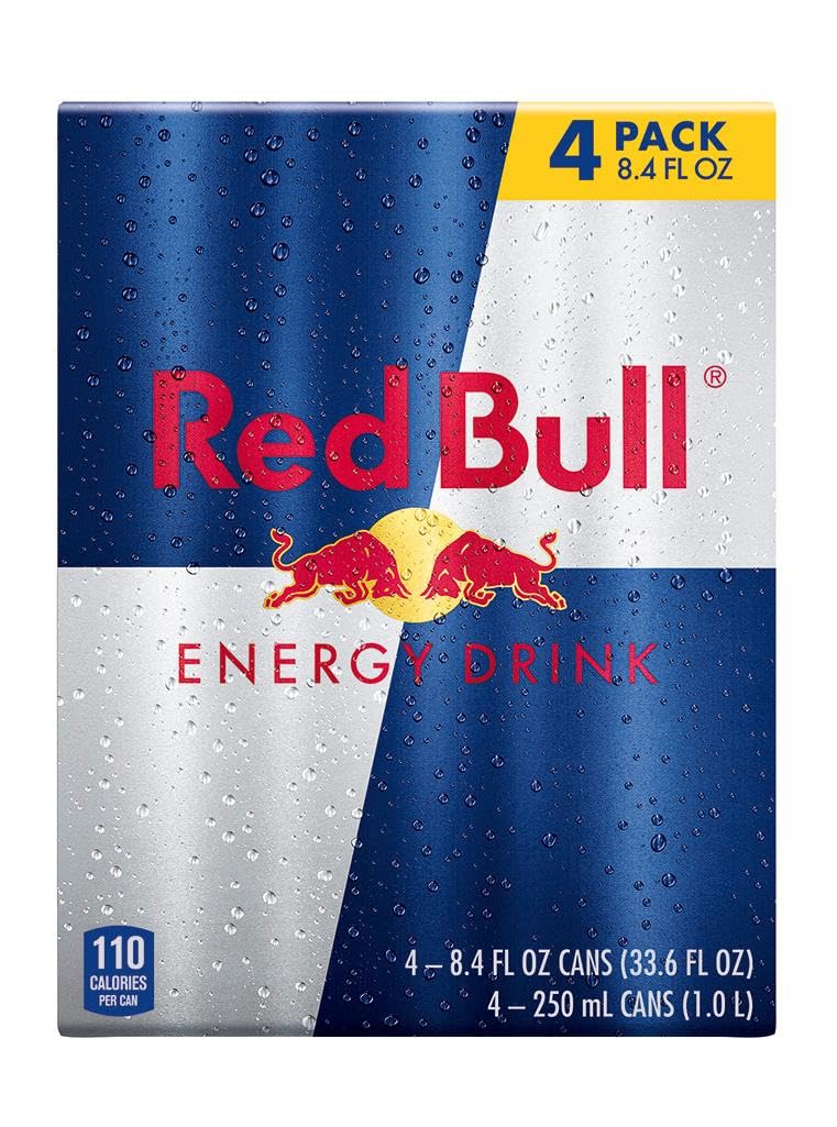 Red Bull Energy Drink, 114mg Caffeine | Taurine & B Vitamins | 12 Fl Oz | 16 Cans