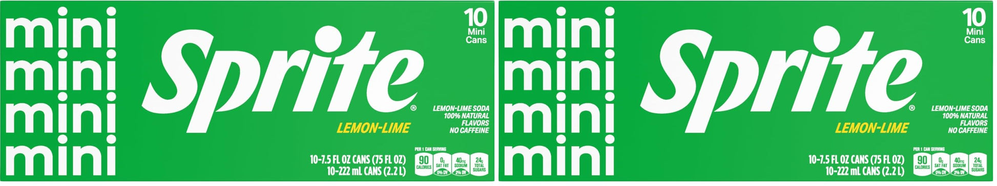 Sprite Lemon Lime Soda Soft Drinks, 12 fl oz, 12 Pack,Cans