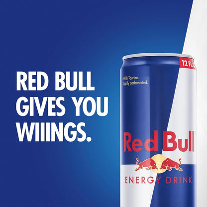 Red Bull Energy Drink, 114mg Caffeine | Taurine & B Vitamins | 12 Fl Oz | 16 Cans