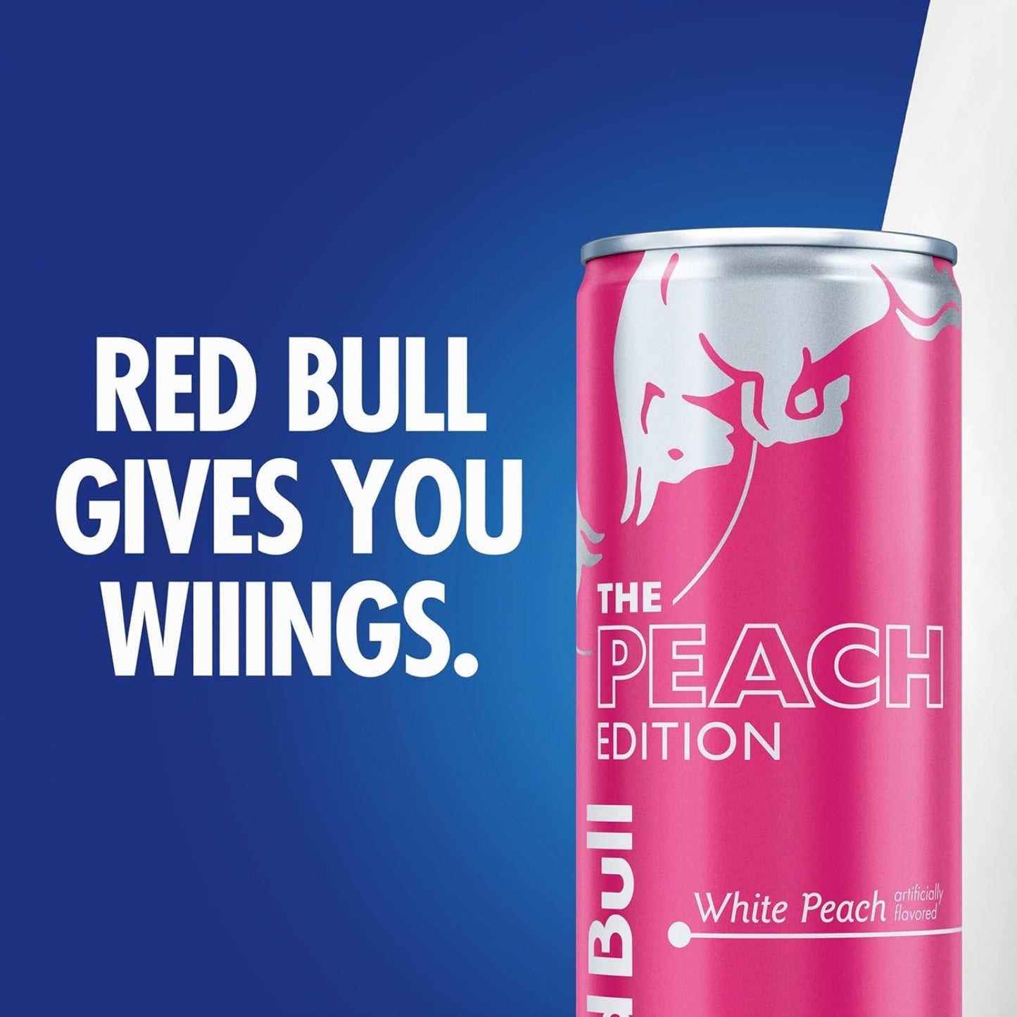 Red Bull summer edition White Peach 8.4oz and 12oz
