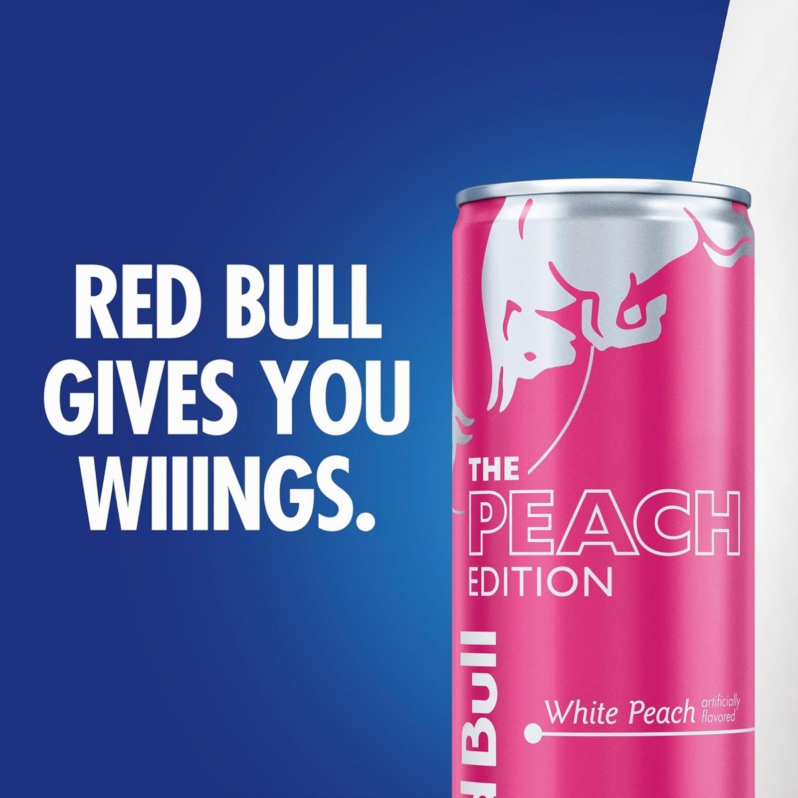 Red Bull summer edition White Peach 8.4oz and 12oz