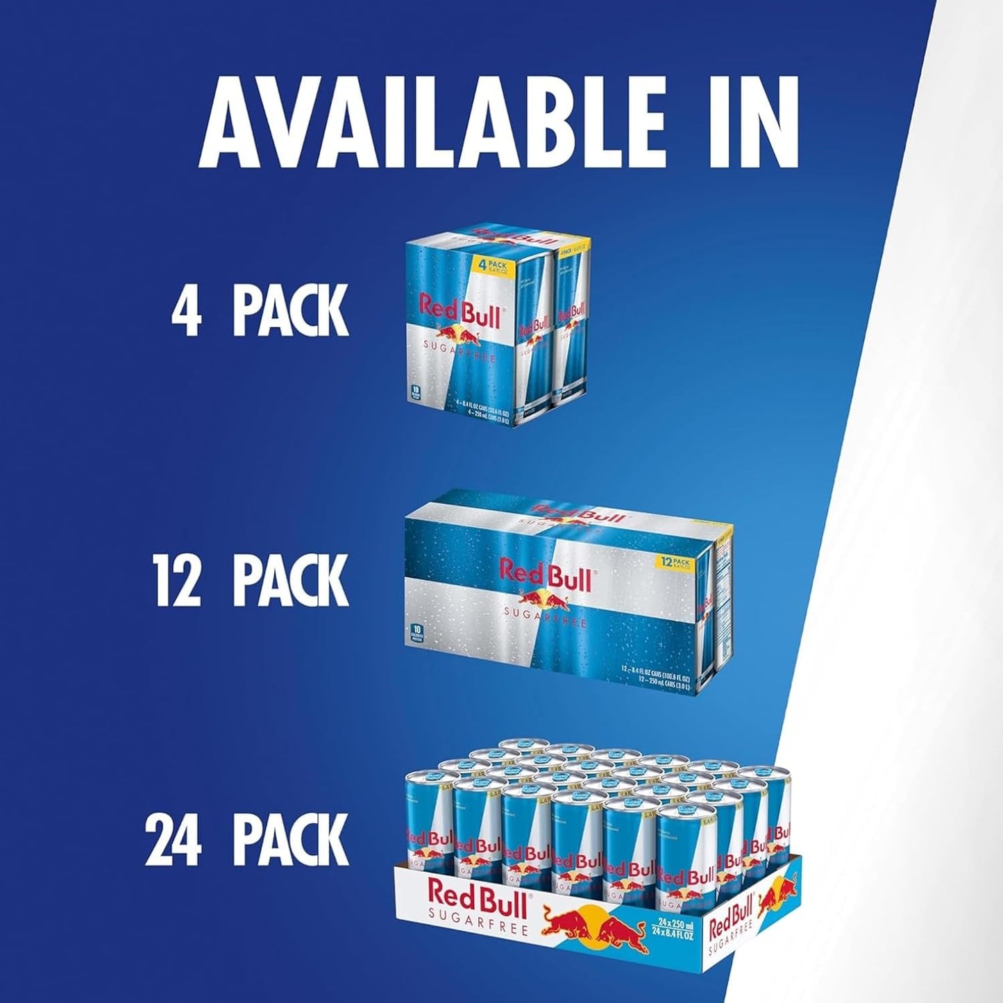 Red Bull Sugar Free Energy Drink with 80mg Caffeine plus Taurine & B Vitamins, 8.4 Fl Oz, Pack of 8 Cans