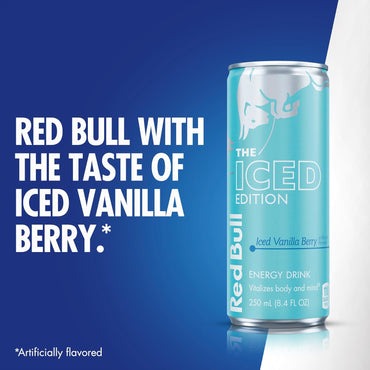 Red Bull Iced Vanilla Berry 8.4oz pack of 24