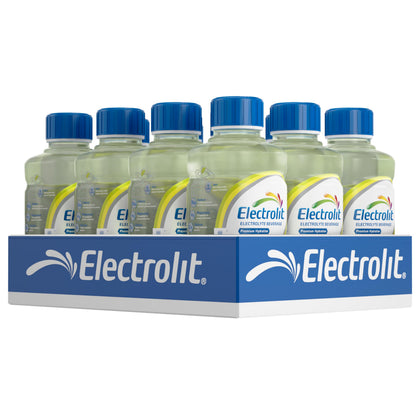 Electrolit, Electrolyte Beverage, Fruit Punch, 21 Fl Oz bottle (Pack of 12)