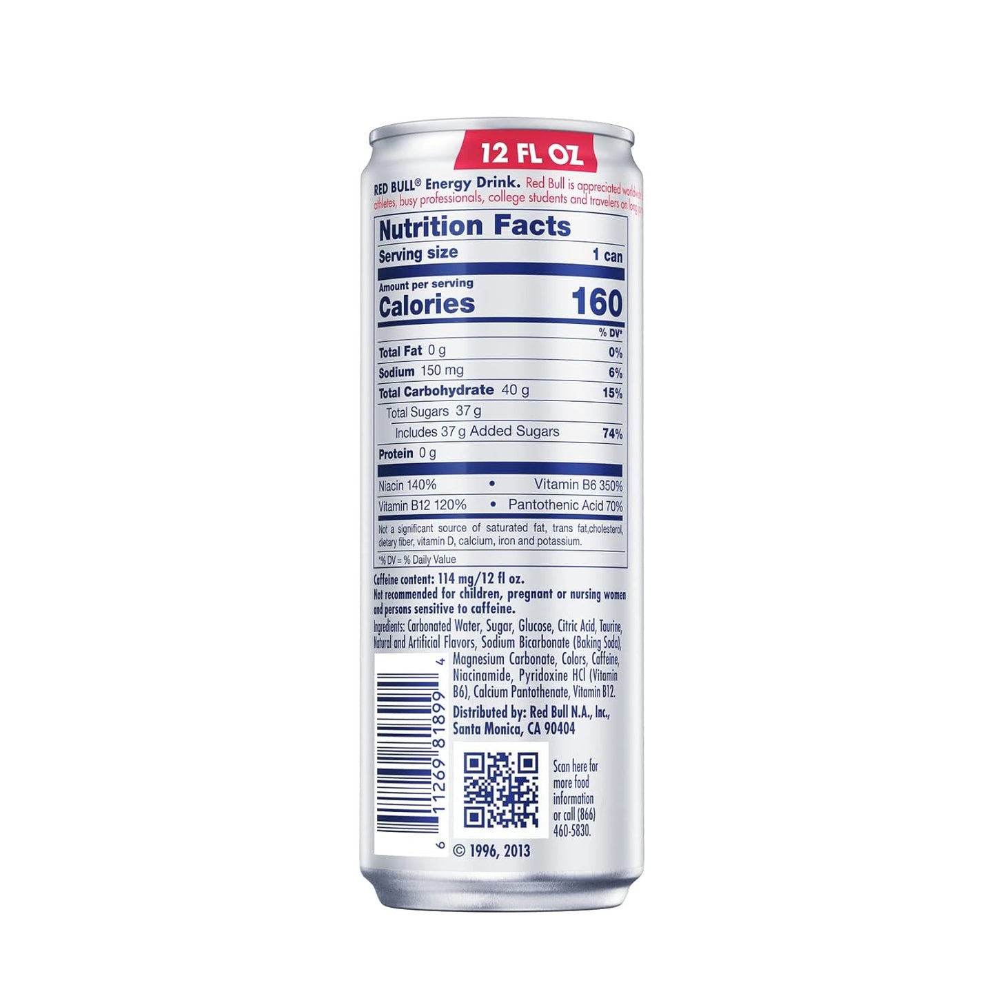 Red Bull Energy Drink, 114mg Caffeine | Taurine & B Vitamins | 12 Fl Oz | 16 Cans