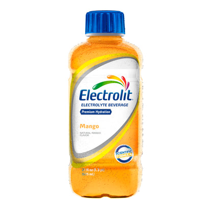 Electrolit, Electrolyte Beverage, Fruit Punch, 21 Fl Oz bottle (Pack of 12)