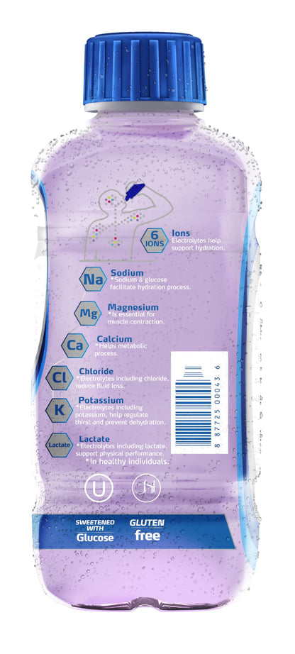 Electrolit, Electrolyte Beverage, Fruit Punch, 21 Fl Oz bottle (Pack of 12)