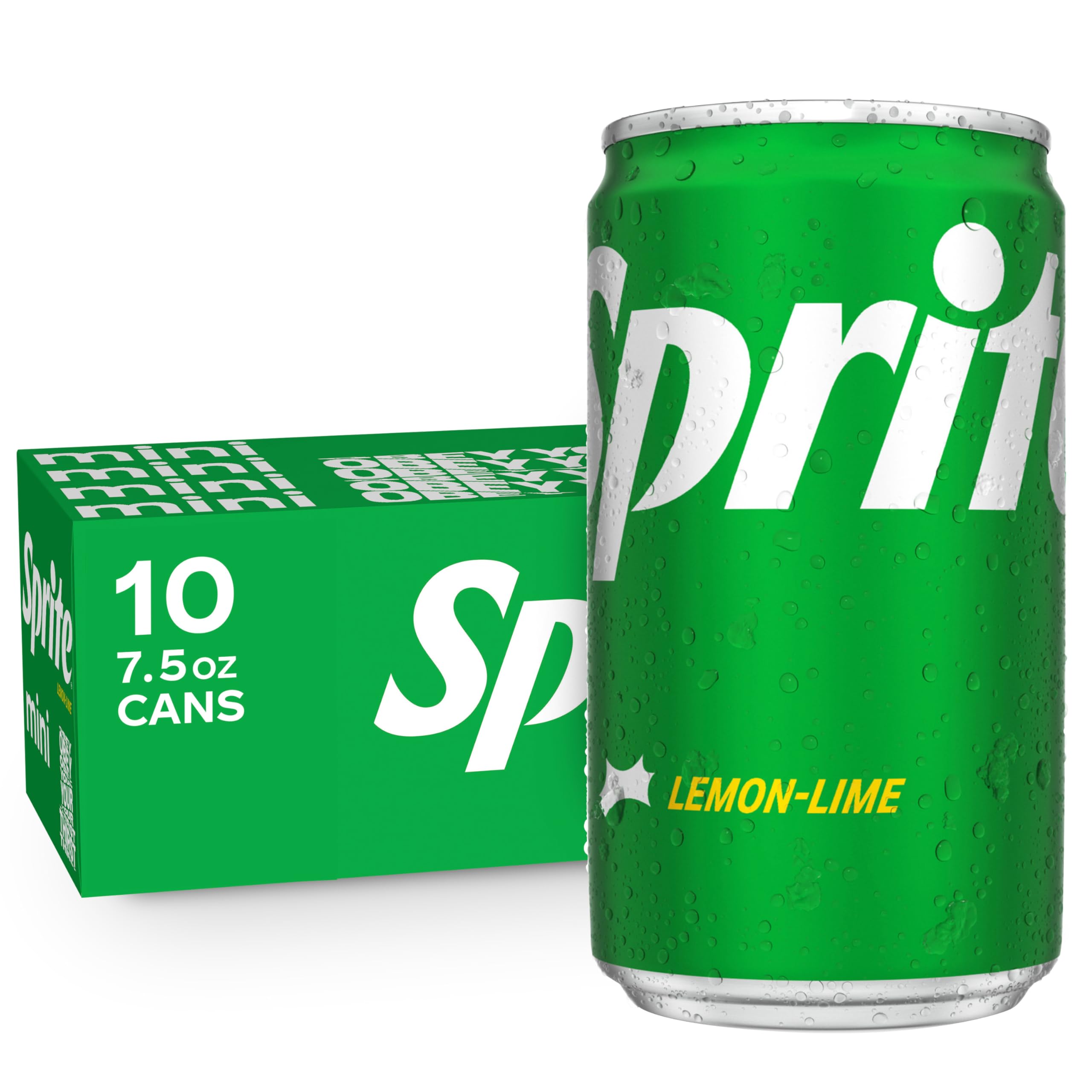 Sprite Lemon Lime Soda Soft Drinks, 12 fl oz, 12 Pack,Cans