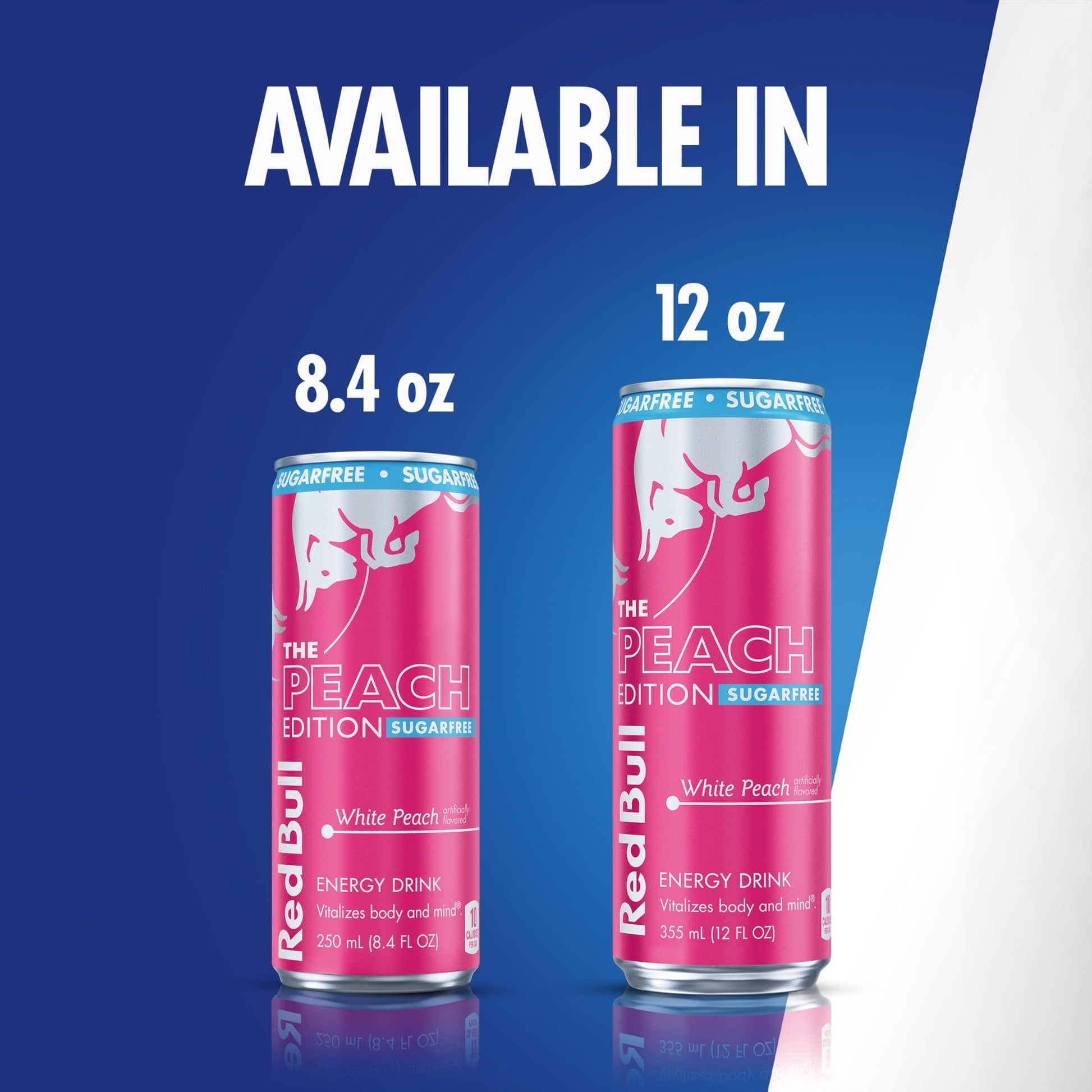 Red Bull Energy Drink SugarFree Variety Pack, Zero, Peach, Iced Vanilla Berry, 8.4 fl. oz, Pack of 12 Can