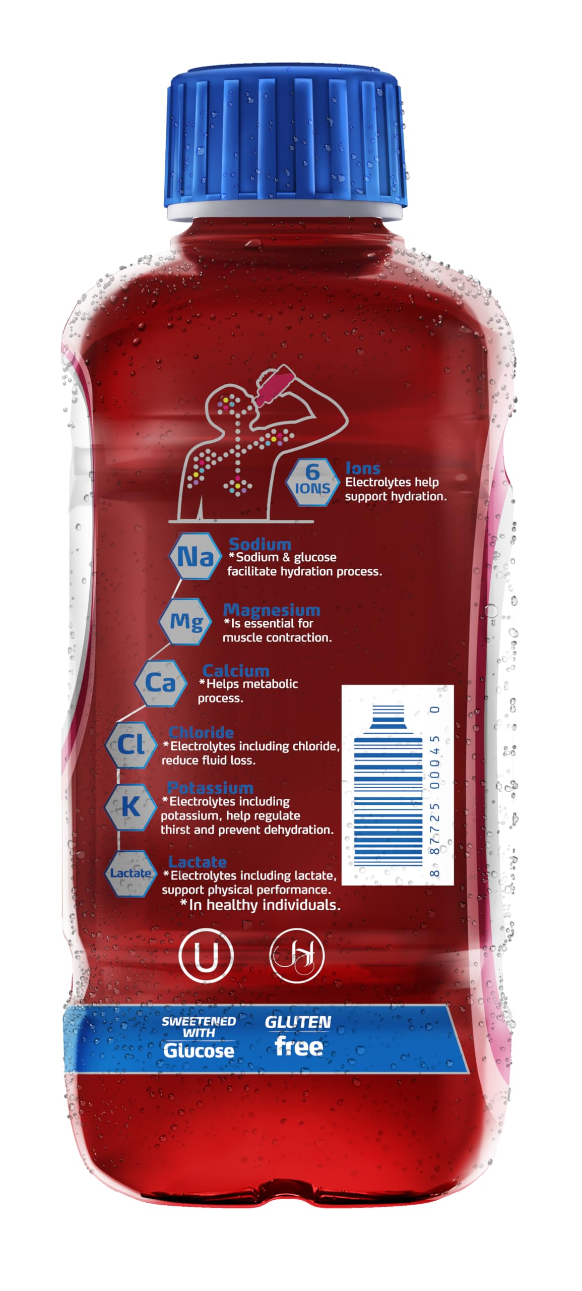 Electrolit, Electrolyte Beverage, Fruit Punch, 21 Fl Oz bottle (Pack of 12)