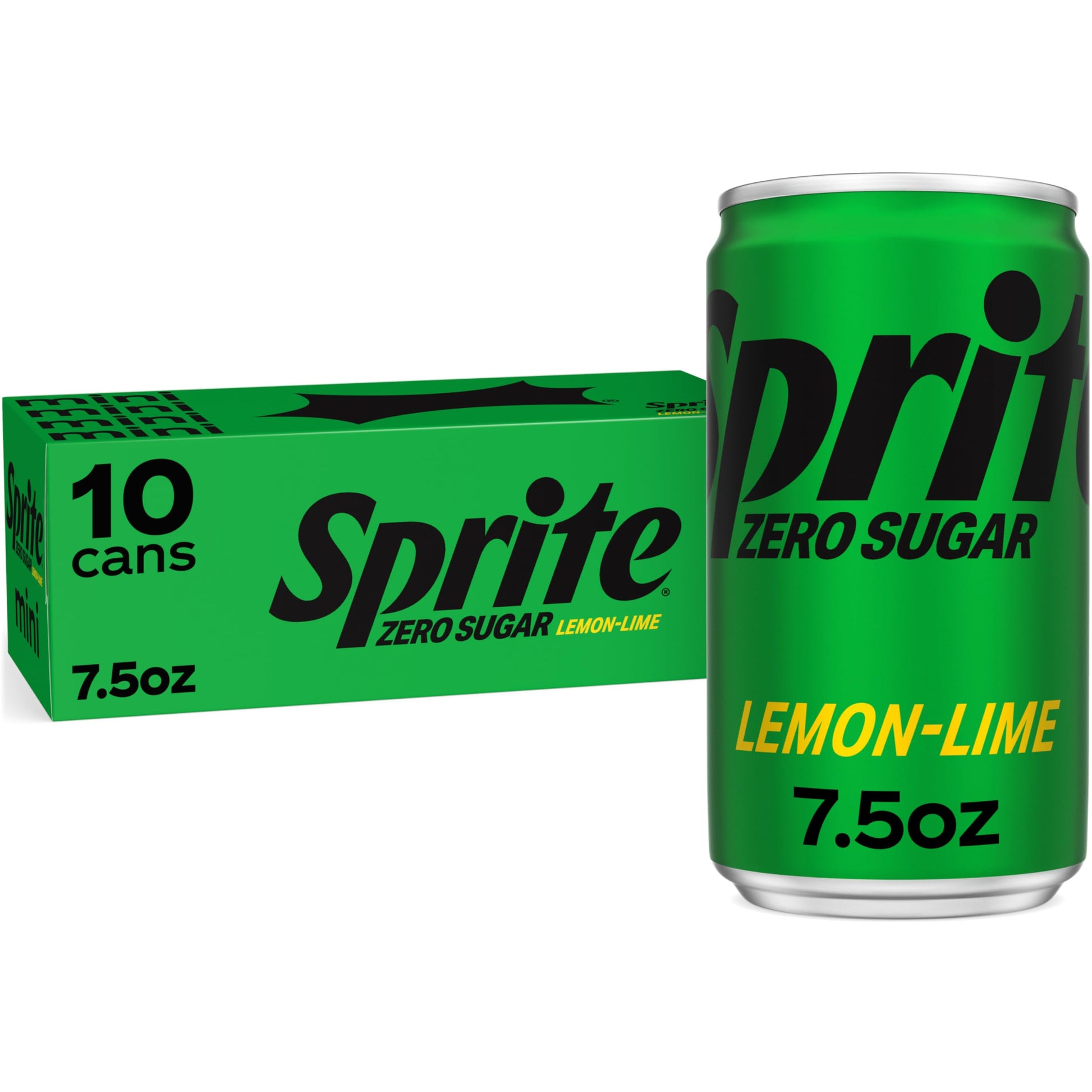 Sprite Lemon Lime Soda Soft Drinks, 12 fl oz, 12 Pack,Cans