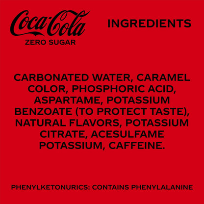 Coca-Cola Zero, 12 fl oz, 12 Pack