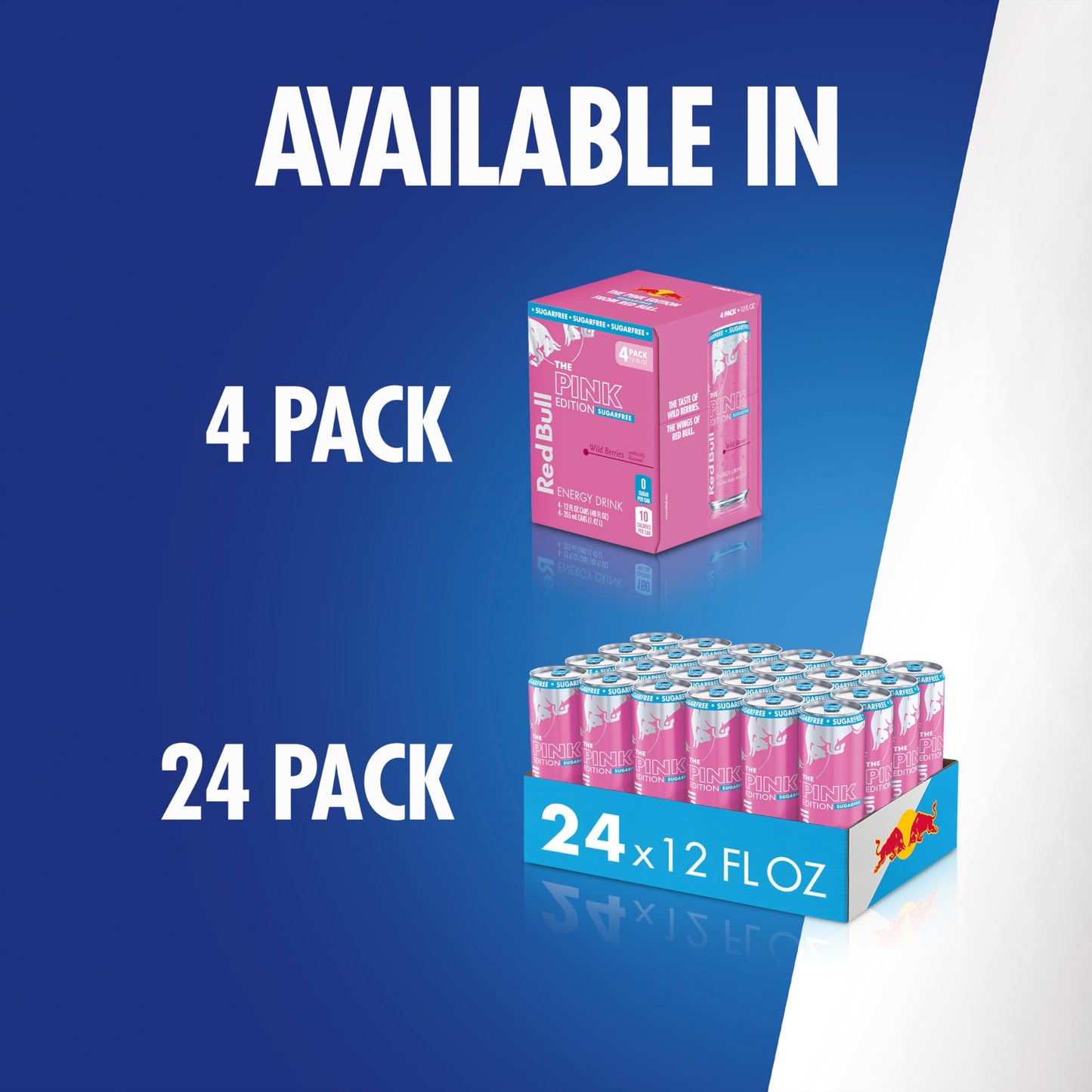 Red Bull Energy Drink SugarFree Variety Pack, Zero, Peach, Iced Vanilla Berry, 8.4 fl. oz, Pack of 12 Can